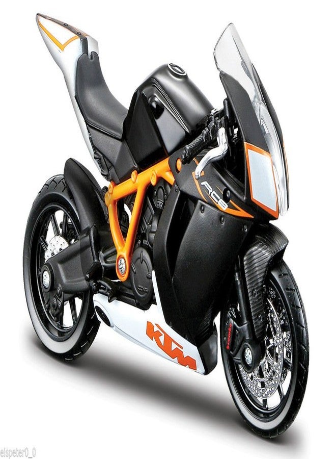 Bburago - 51000 1: 18 KTM 1190 RC8 R Diecast Motorcycle-Black
